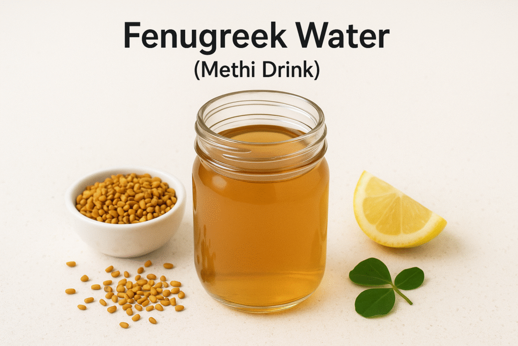 Methi Water (Fenugreek Drink)