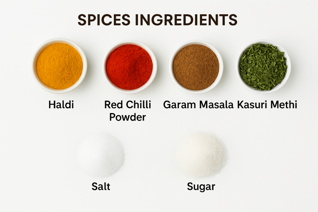 spice of shahi paneer